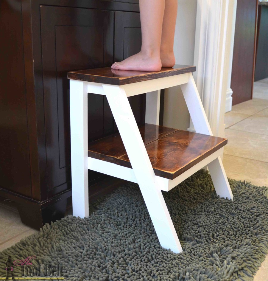 Give yourself a boost! Perfect kid step stool to wash hands. #oneboardchallenge