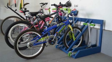 DIY Bike and Scooter Rack