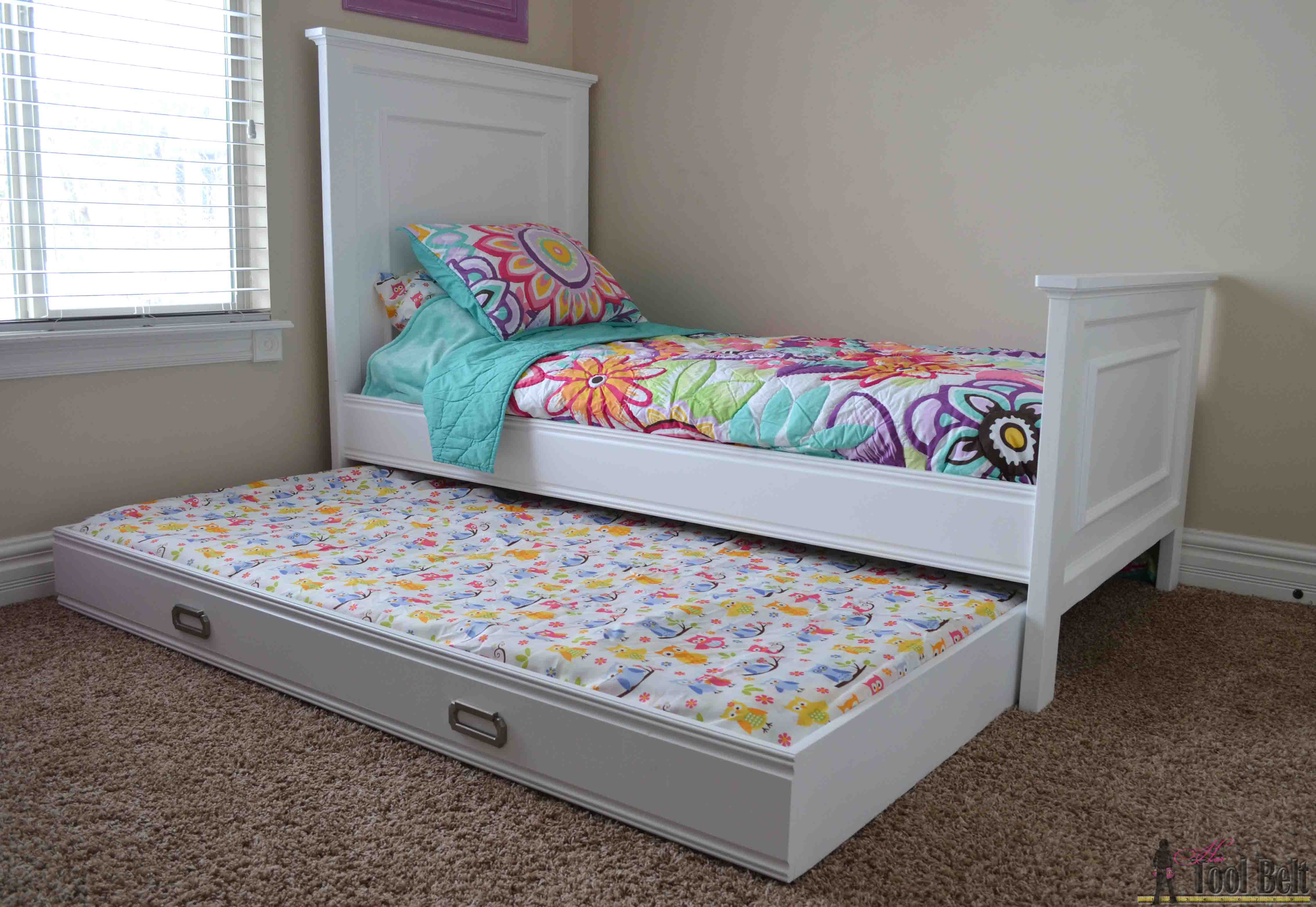 Minimalist Trundle Bed Pics for Large Space