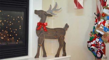 DIY Wood Reindeer