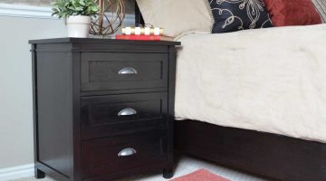 DIY Craftsman 3 Drawer Nightstand