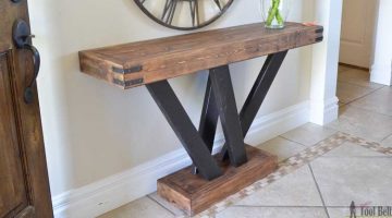 2×4 Console Table