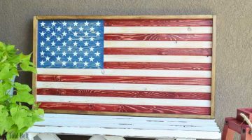 DIY Patriotic Wood Flag