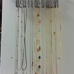 Space saving necklace storage & organization