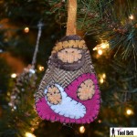 6th Day of Christmas – Joseph, Mary & Jesus Nativity Ornament