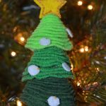 3rd Day of Christmas – Stacked Felt Christmas Tree Ornament