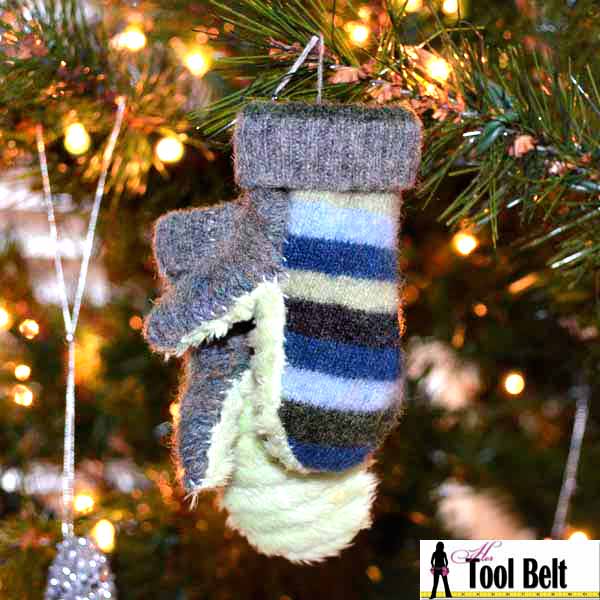 mini mittens ornament