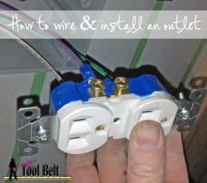 how to wire and install an outlet plug