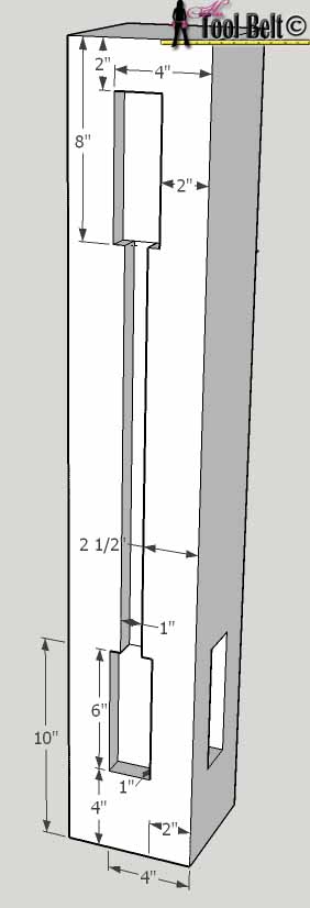 barnwood bed short post routing