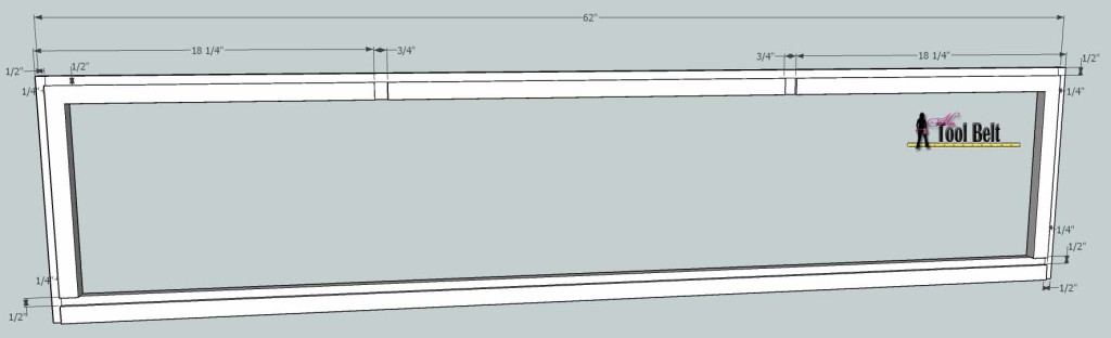 media center bridge face frame back dado