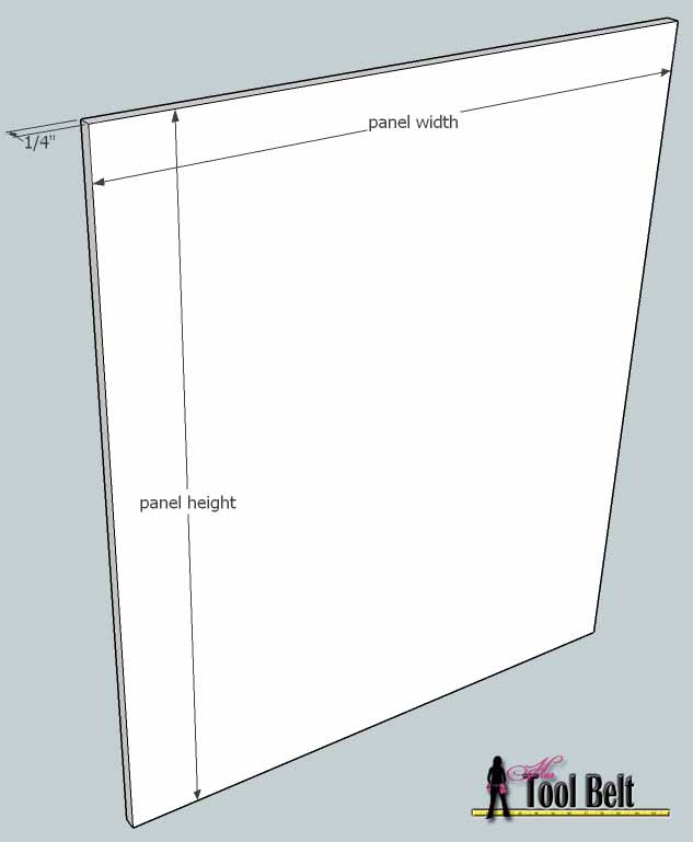 panel dimensions