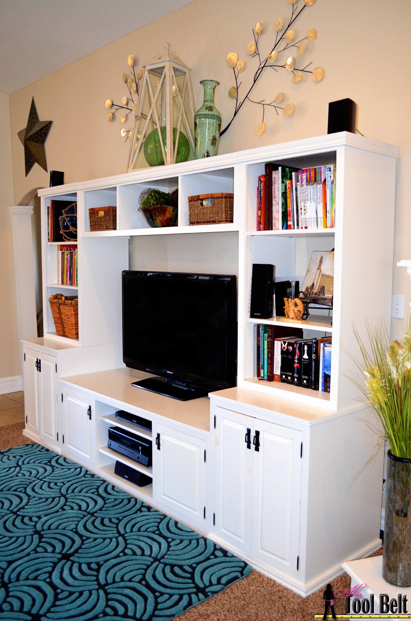 toy storage entertainment center