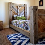 Rustic Barnwood Twin Bed Plan