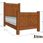 Chevron Twin Bed Plan