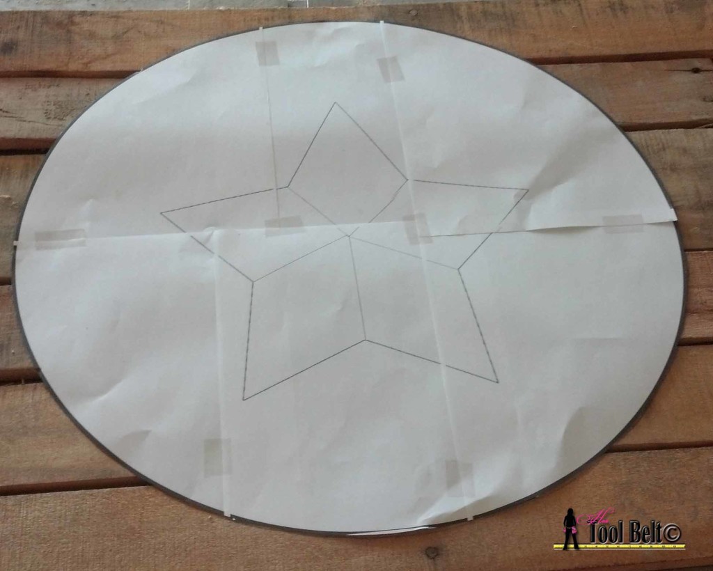 memorial day star layout pattern