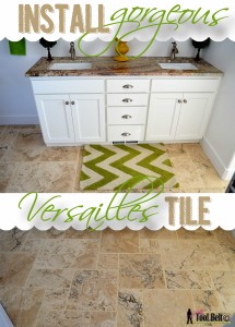 install gorgeous versailles tile tutorial