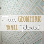 Geometric Wall – Taping it Modern