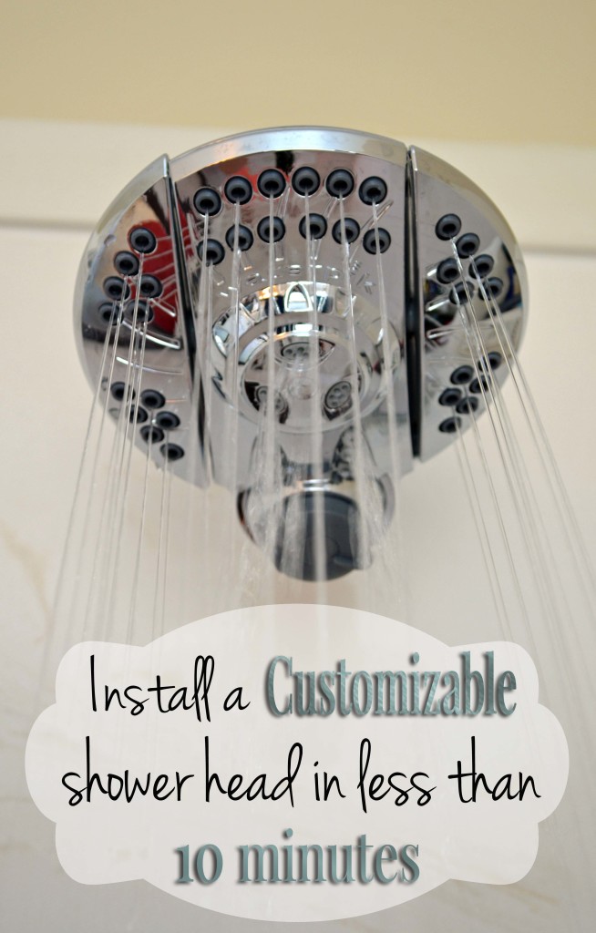 Install a customizable shower head in less than 10 min on hertoolbelt.com