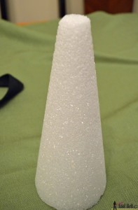 Lavender tower foam cone