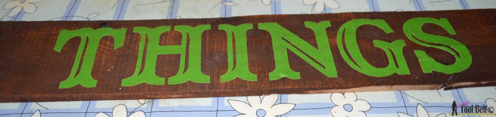 Make a stencil with Frog Tape for perfect lines on hertoolbelt.com