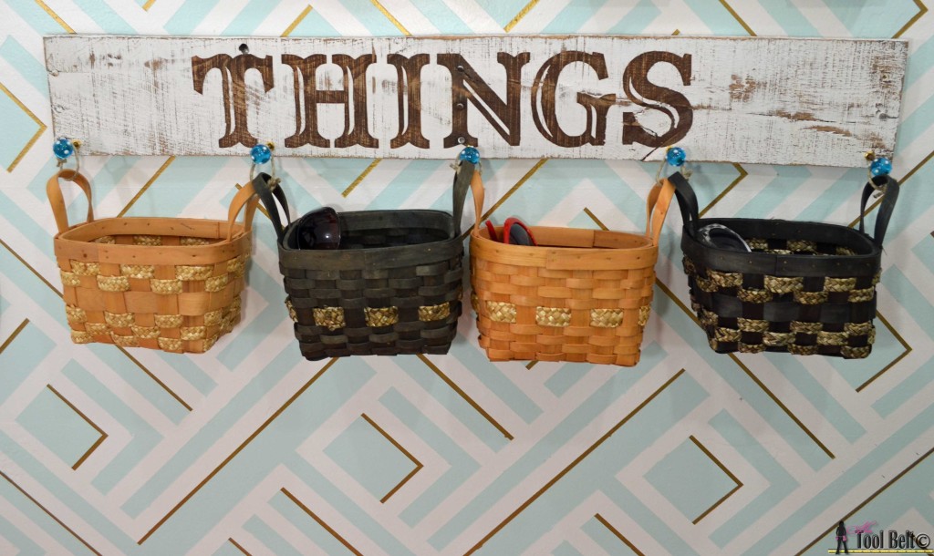 Things rustic sign with perfect lines on hertoolbelt.com