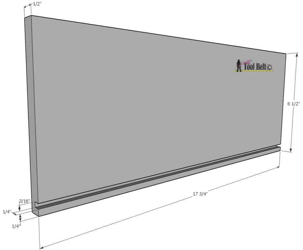 7 drawer dresser-drawer sides