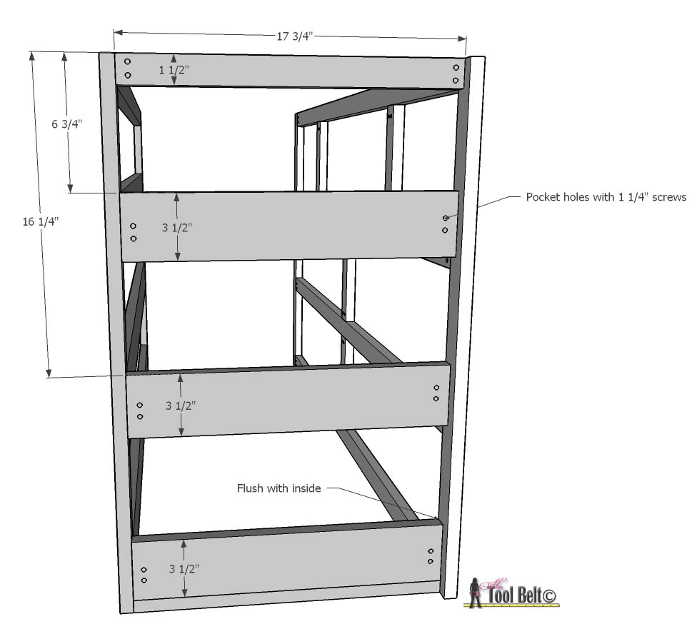 7 Drawer Dresser Side Dimensions Her Tool Belt