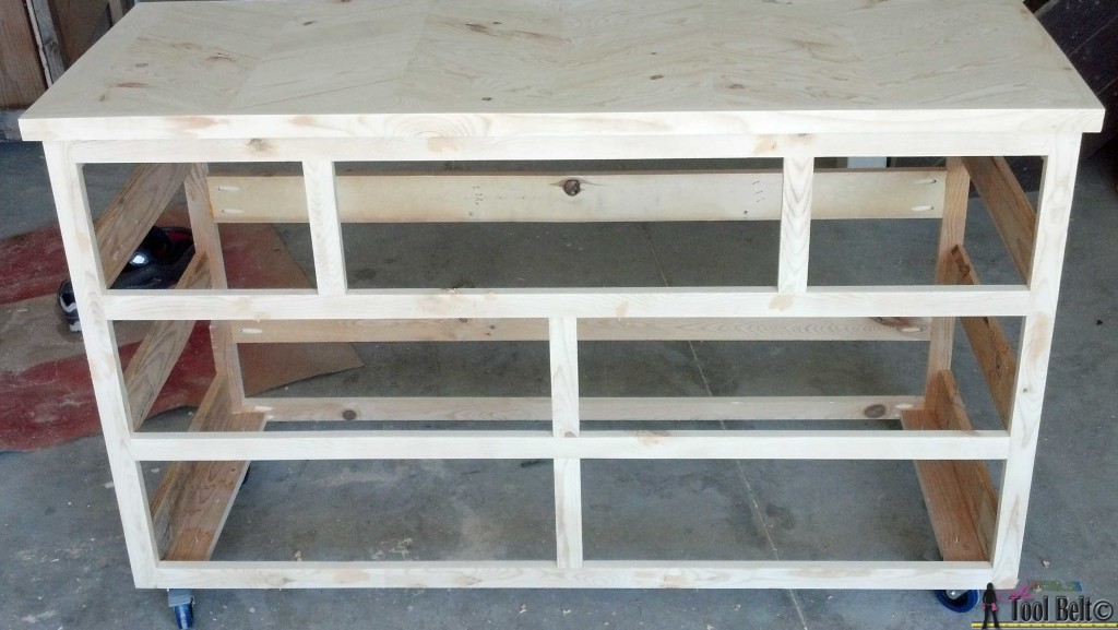 Unfinished 7 drawer dresser from pallets