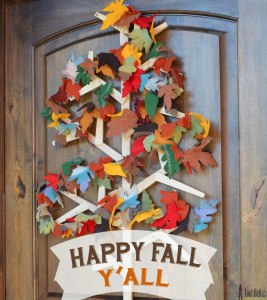 Fall Leaf Garland happy fall yall