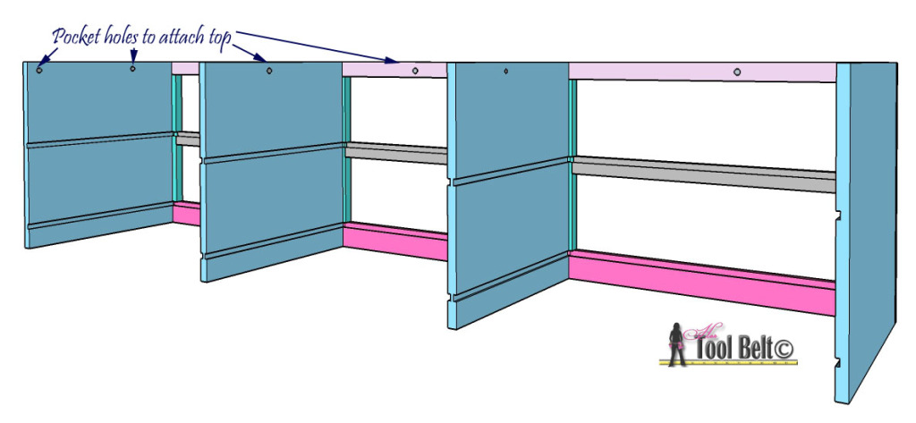 Love this shoe shelf bench, easily kick off your shoes and be on your way. Free plans customized to your space on hertoolbelt.com