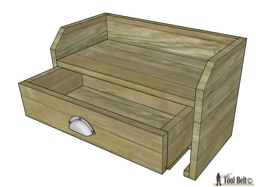 Organize your tools, free plans for a DIY cordless drill storage and battery charging station. 