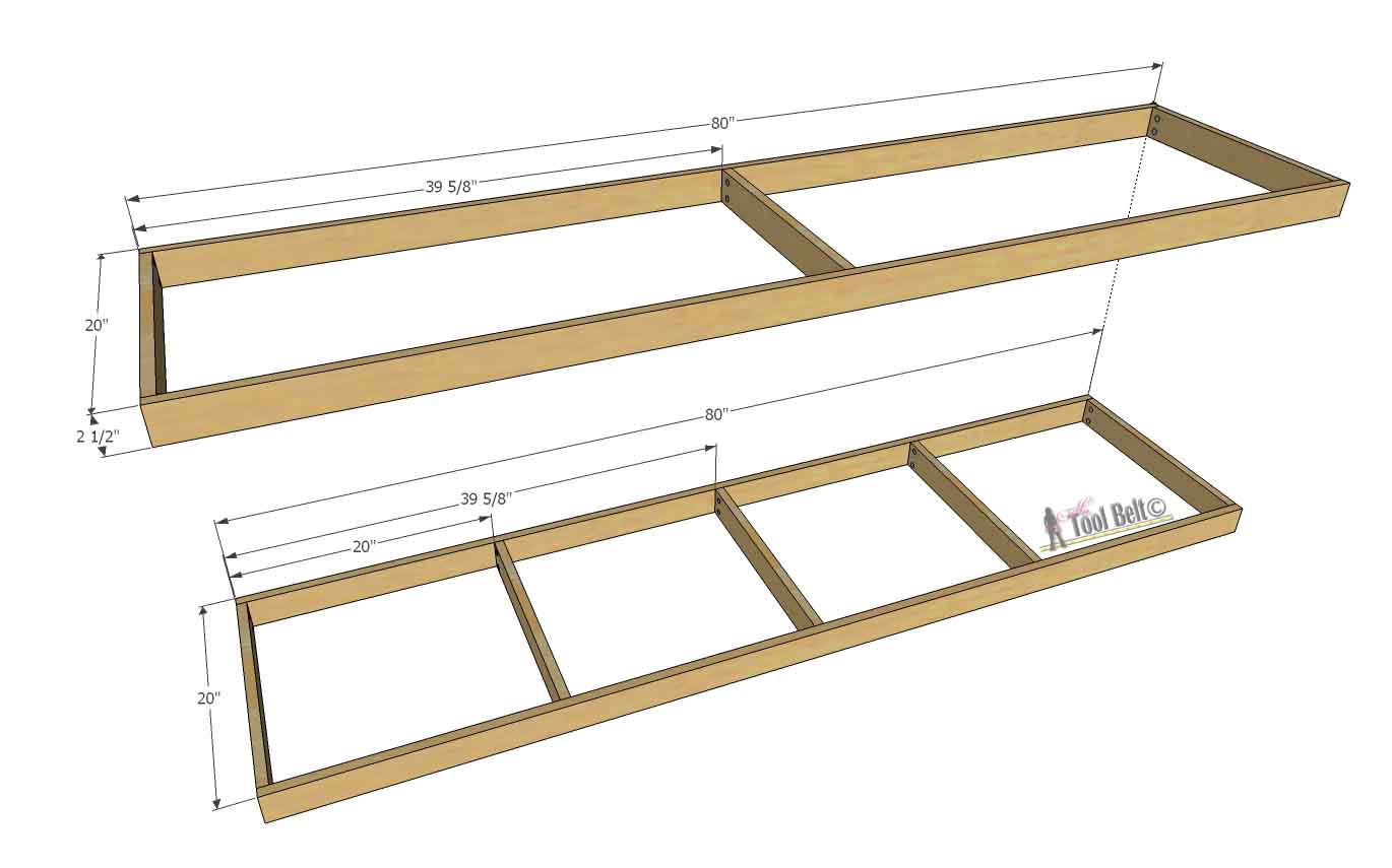 Console Table Kreg Jig Top And Bottom Her Tool Belt