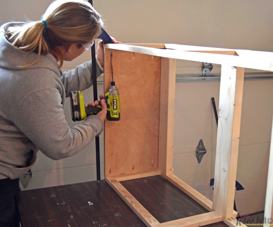 Step 5 crate table- attach 2nd face frame