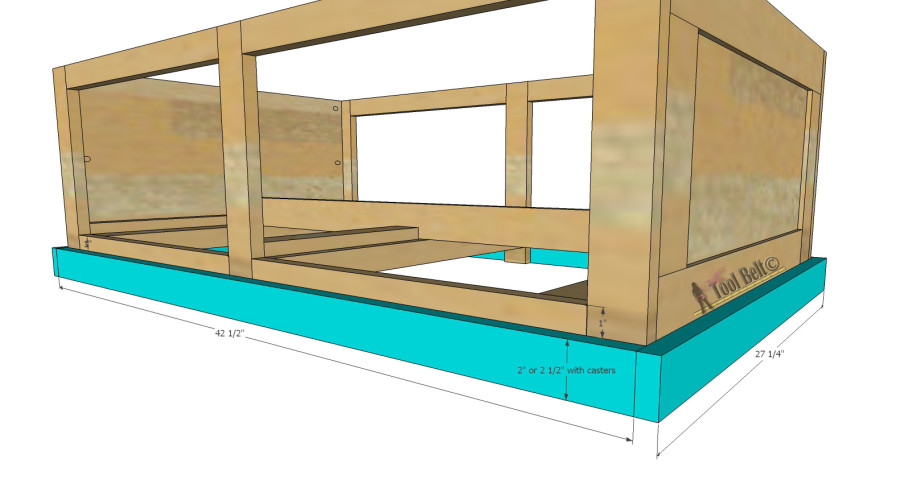 Step 9 crate table attach molding