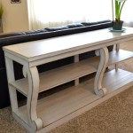 Console Table with Scroll Legs