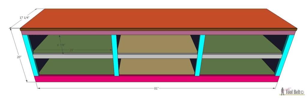 Organize those shoes with a shoe shelf bench, easily build it with pocket holes and these customizable woodworking plans.