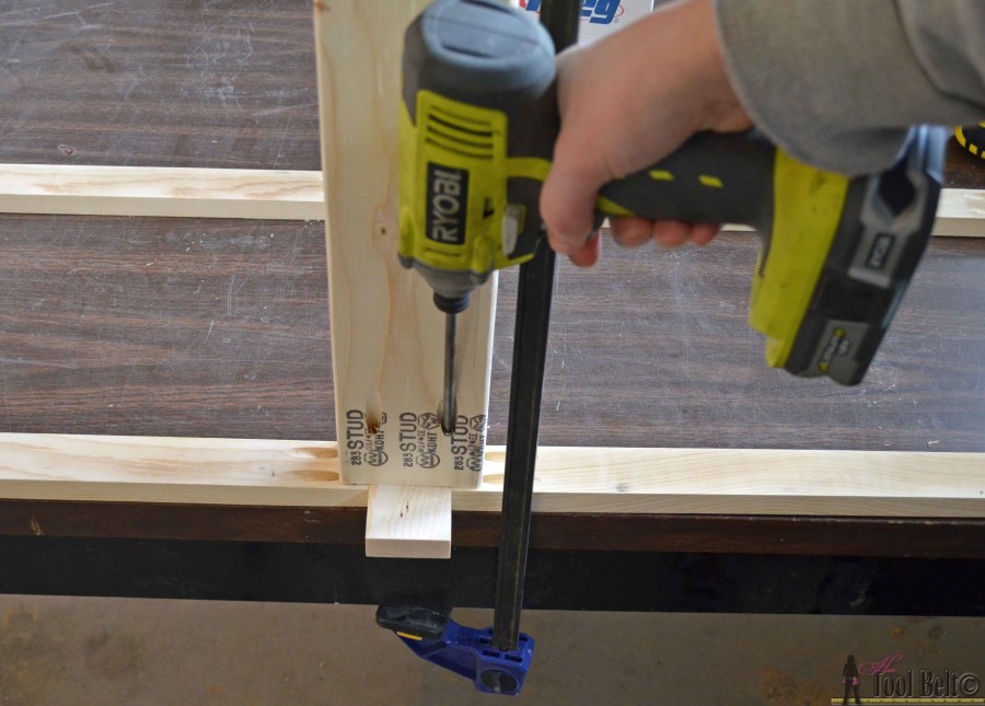 step 4 crate table attach bottom supports