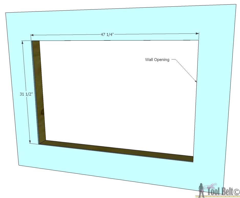 recessed medicine cabinet - her tool belt