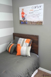 Simple Headboard and Dusty Theme Room - Her Tool Belt