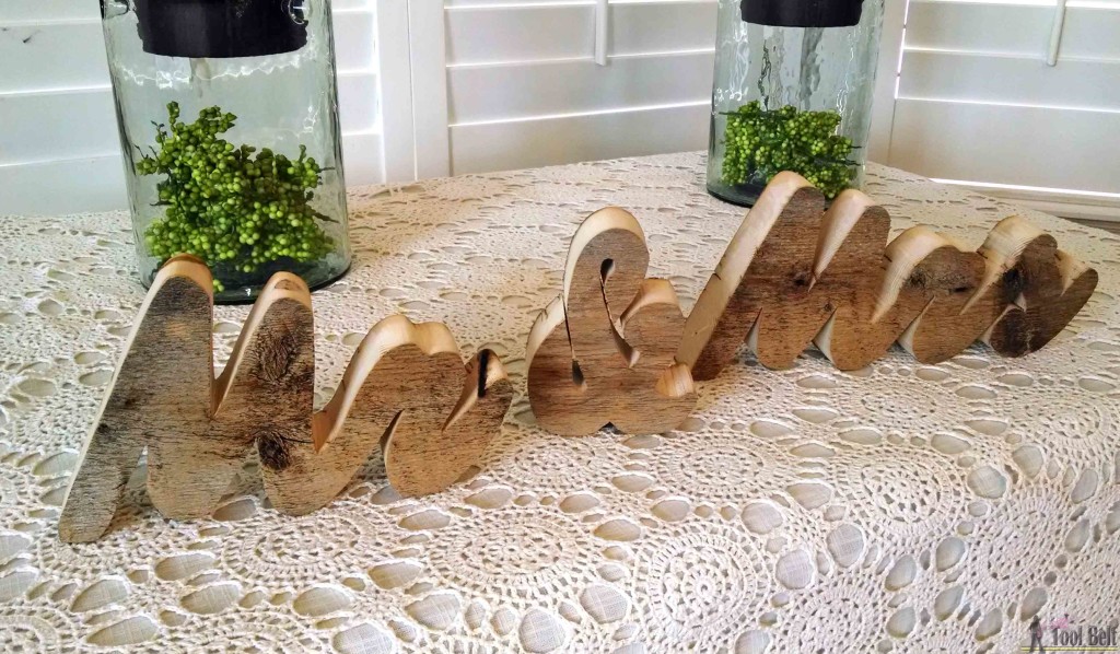 Fun DIY gift for the wedding couple, chunky rustic Mr and Mrs blocks with free pattern.