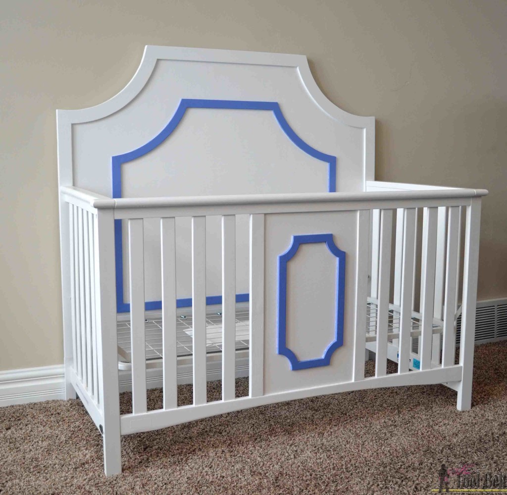 This is so cool! I can change my old crib into a glamorous designer style crib for about $50.