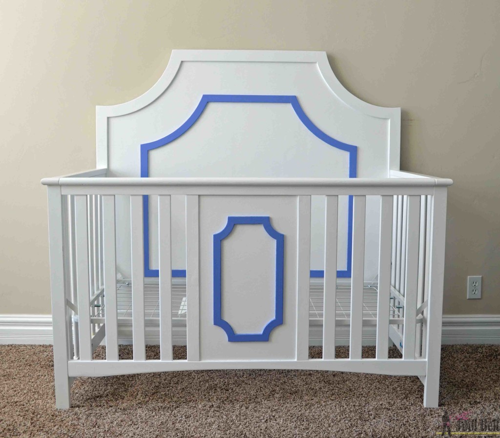 This is so cool! I can change my old crib into a glamorous designer style crib for about $50.