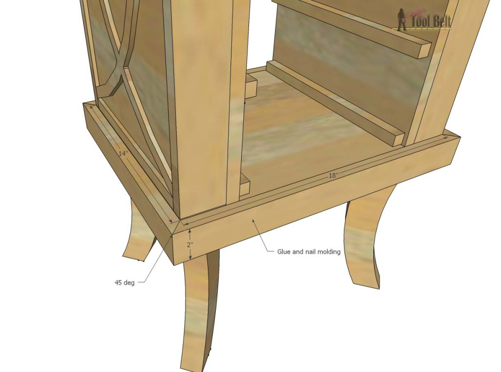 Build a beautiful jewelry cabinet to organize and store all of your beautiful things. Free DIY woodworking plans