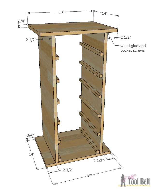 Build a beautiful jewelry cabinet to organize and store all of your beautiful things. Free DIY woodworking plans