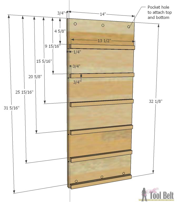 jewelry cabinet - her tool belt