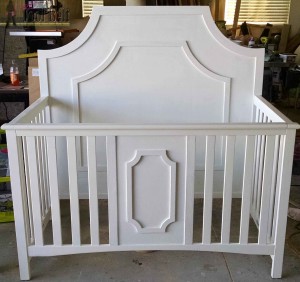 This is so cool! I can change my old crib into a glamorous designer style crib for about $50.