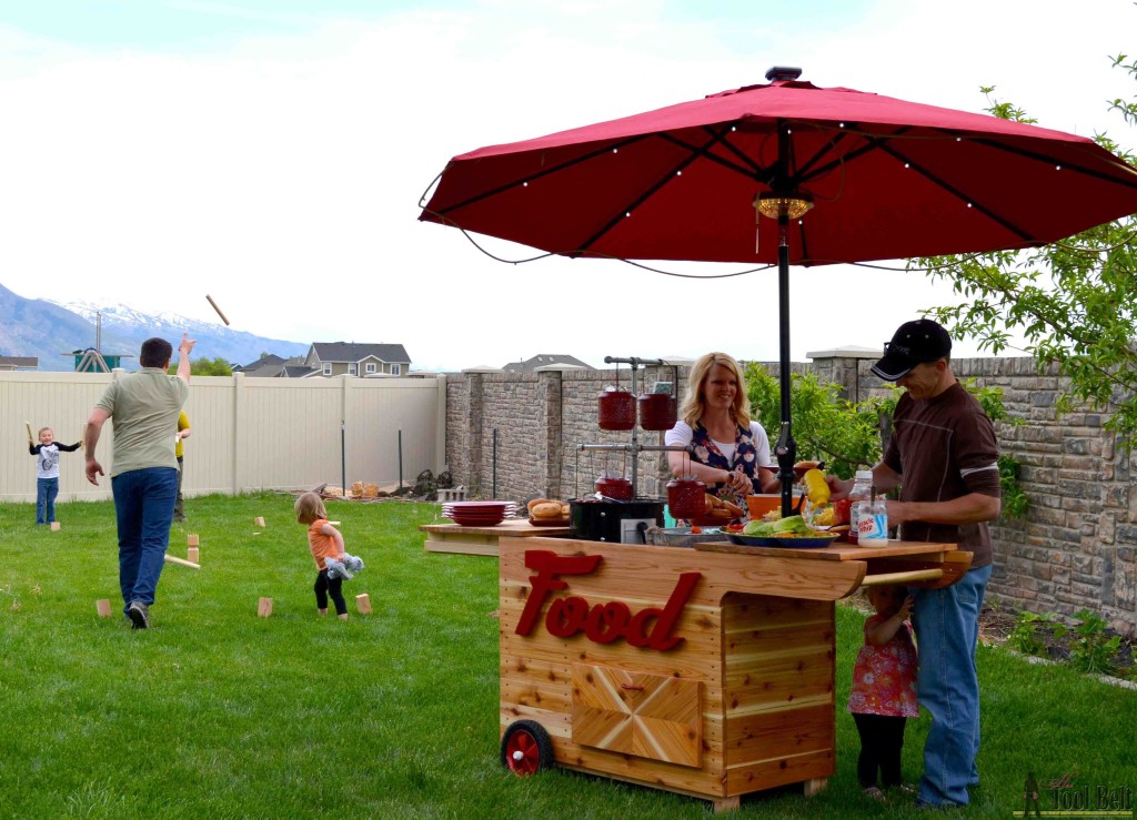 Summer parties are about to get so much cooler!   Build and customize a party station with free plans from Woodworkers Journal and Ryobi Nation.