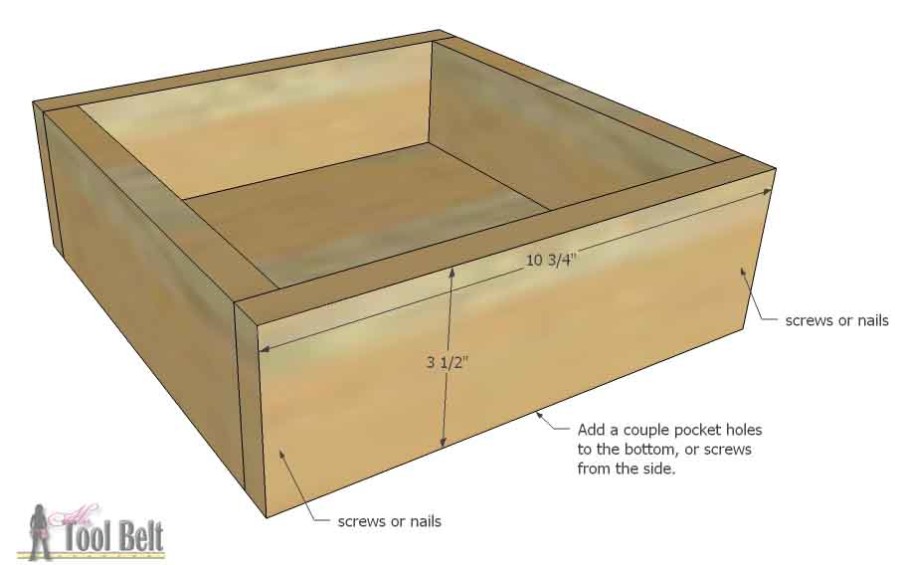 The perfect centerpiece for a rustic wedding or party! Free Plans for a DIY square planter box caddy that holds 4 quart mason jars. 