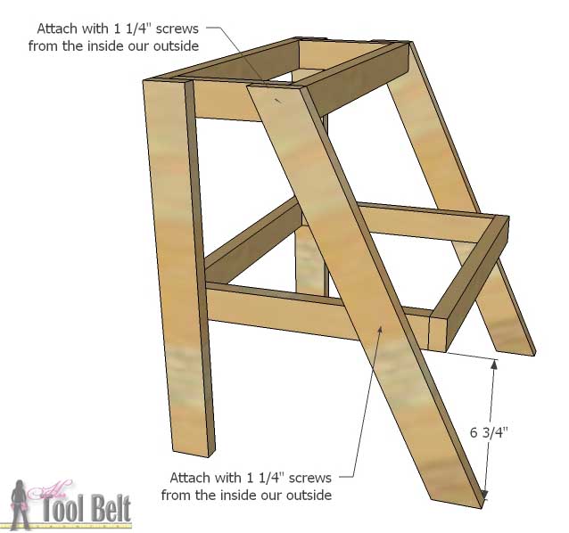 Give yourself a boost! Build this simple DIY step stool for those hard to reach places. Perfect kid step stool to wash hands. 
