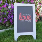 A-frame Chalkboard Easel – small